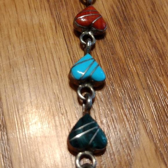 Sterling hand enameled designer bracelet - Picture 15 of 16